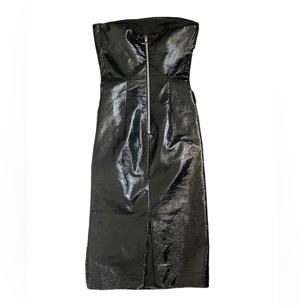 BEC AND BRIDGE BLACK MIDI STRAPLESS DRESS! - Picture 2 of 4